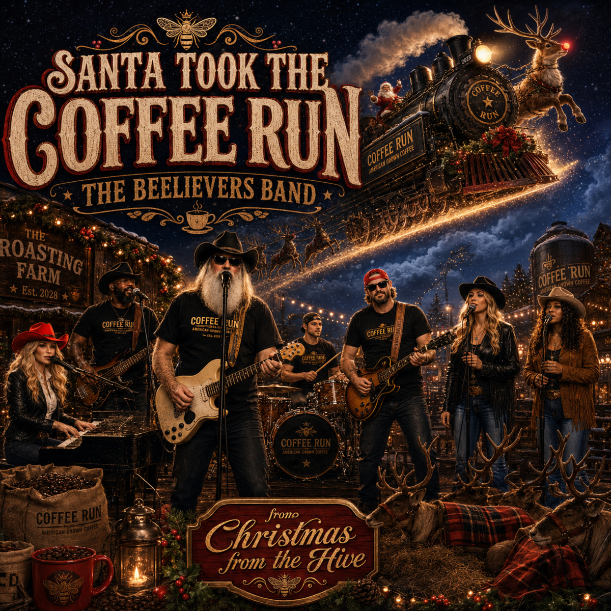 Santa Took the Coffee Run album cover