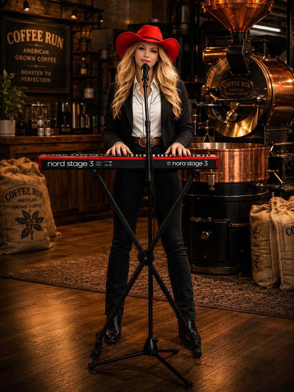 Boogie-Woogie, piano and harmony vocals