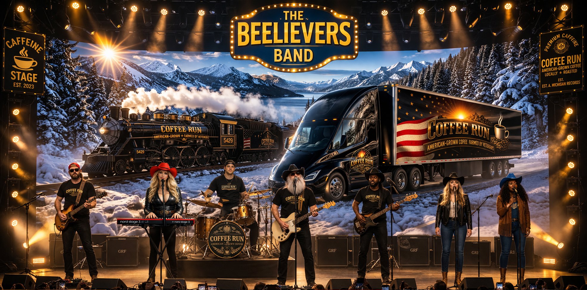 The Beelievers Band live scene 4